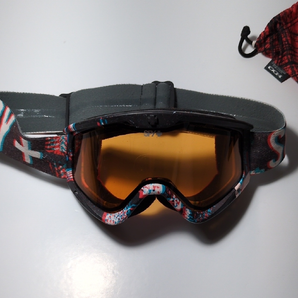 SPY Snow Goggles with Orange Lens